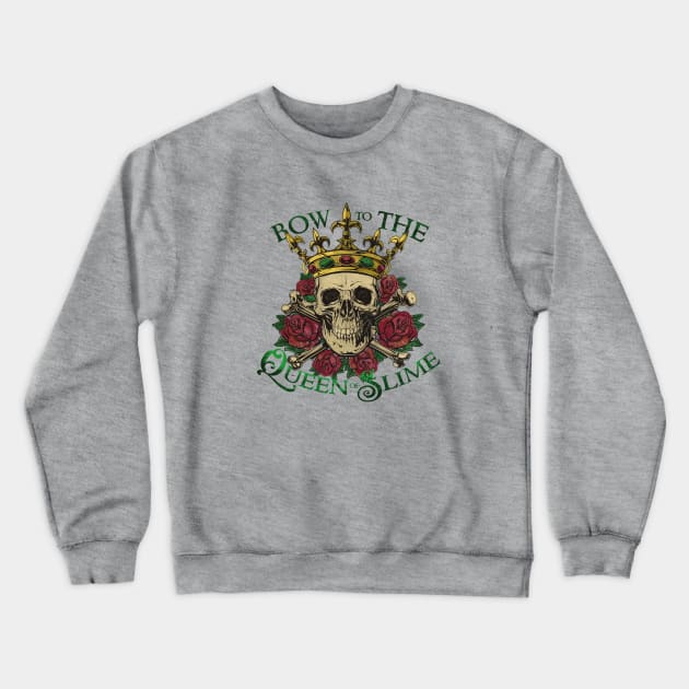 Bow to the Queen of Slime Crewneck Sweatshirt by Epic Færytales